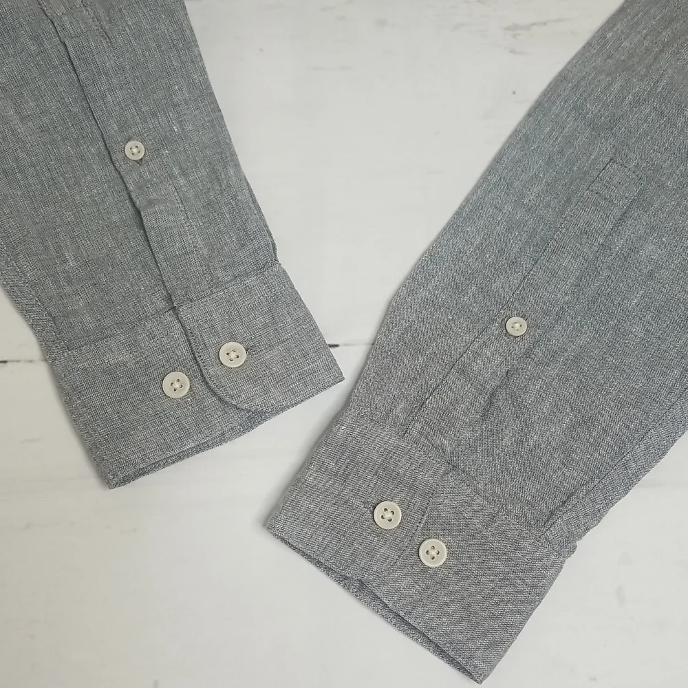 asos Button Down Long Sleeve Shirt - Picture 6 of 11